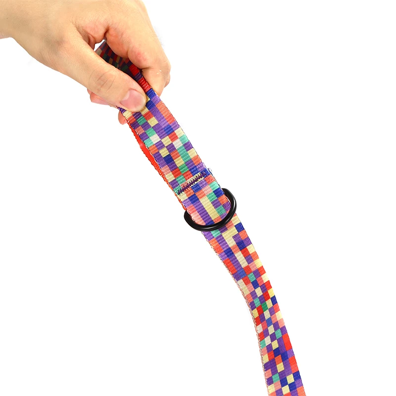 PLATTCO-collar a cuadros de neón para perros grandes, medianos y pequeños, con hebilla de plástico y aleación de zinc adecuada, 5 tamaños, PDC308 - imagen 4