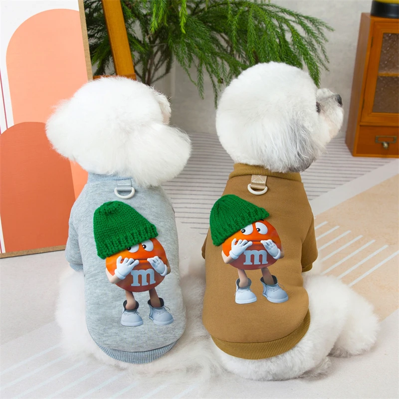 Ropa de otoño estampada para gatos, perros pequeños y medianos - imagen 3