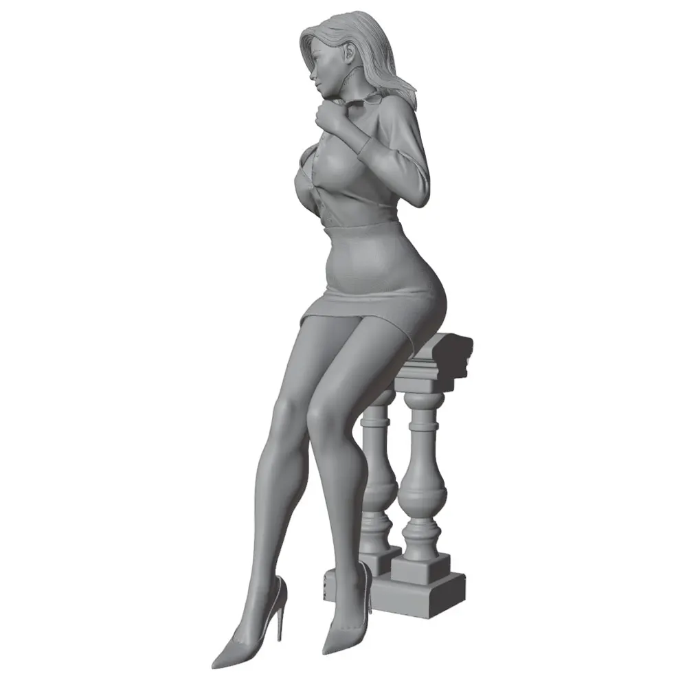 Kit modelo resina 3D de chica sexy – Miniatura GK sin montar ni pintar - imagen 2