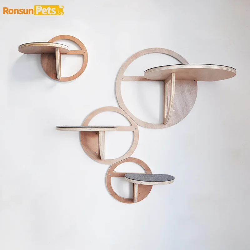 Juego de escalada de pared para gatos, juguetes de madera para gatos, árboles y torres de escalada, productos para mascotas, casa oculta, accesorios para gatitos - imagen 4