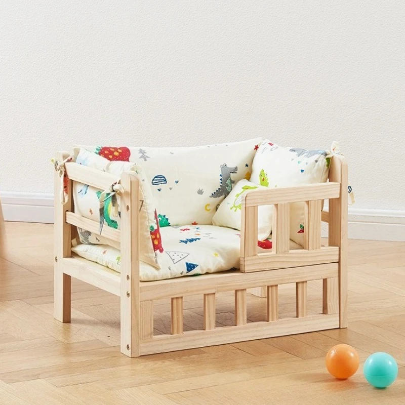 Cama para gatos de madera maciza, camas modernas para interiores para gatos, duraderas, a prueba de humedad, seguridad, pulido suave, camas para dormir, arena para gatos - imagen 2