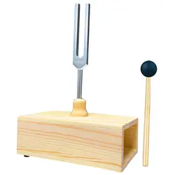 Diapasón 432 Hz para perros y gatos con caja de resonancia en madera