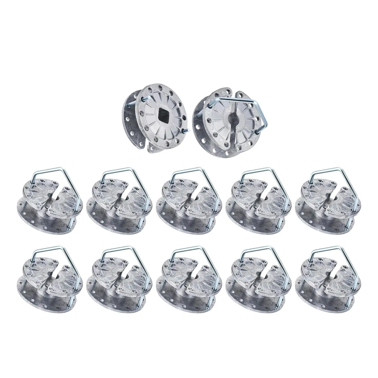 Colador de alambre para valla eléctrica, herramienta de cercado, tensor de trinquete de alambre de poste de valla de Metal de ajuste resistente para pasto, 12 Uds.