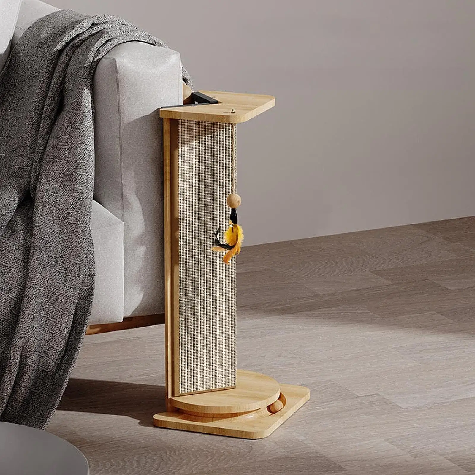 Cat Scratcher Post Sisal Cat Scratching Pad for Indoor Cats,Kitten Scratch Board,Furniture Protector for Indoor Cats Kitty