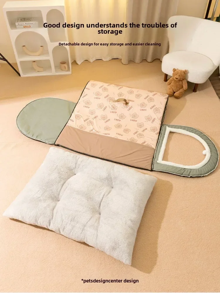 Kennel Keeps Warm Winter Doghouse Disassembled Washed Large Dog House Pet Sleeping Products Accessories Kennel for Indoor Dogs - imagen 4