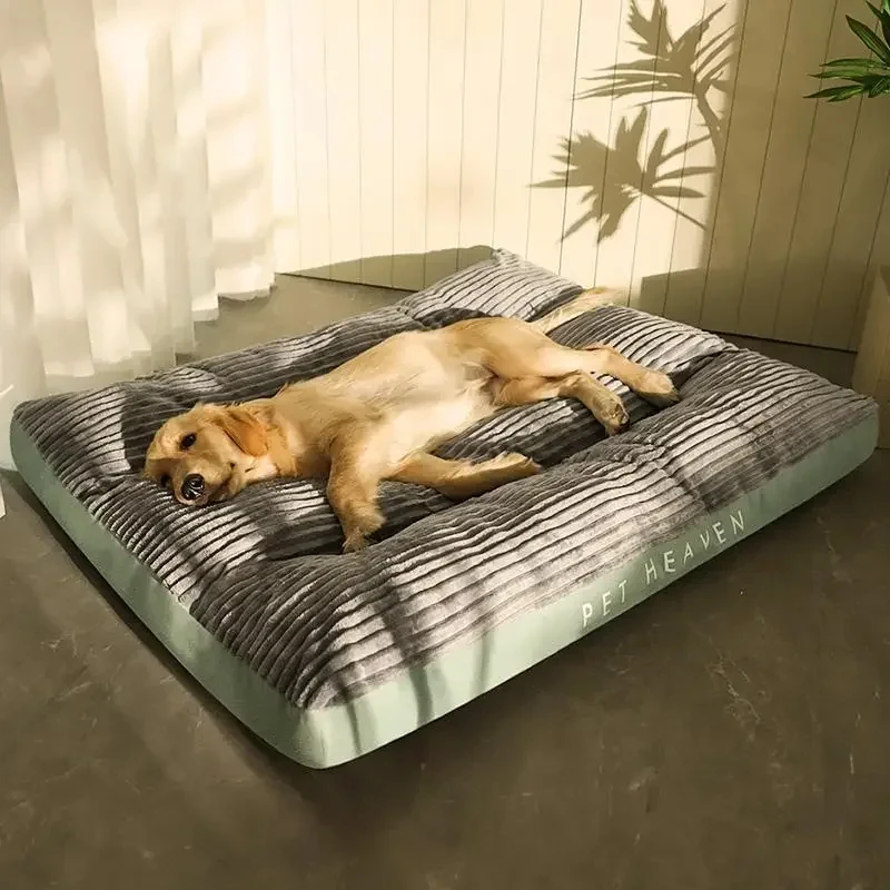 Camas para perros grandes, cama para cachorros, alfombrilla cálida para dormir, alfombrilla para dormir para mascotas lavable y transpirable, sofás fáciles de limpiar - imagen 2