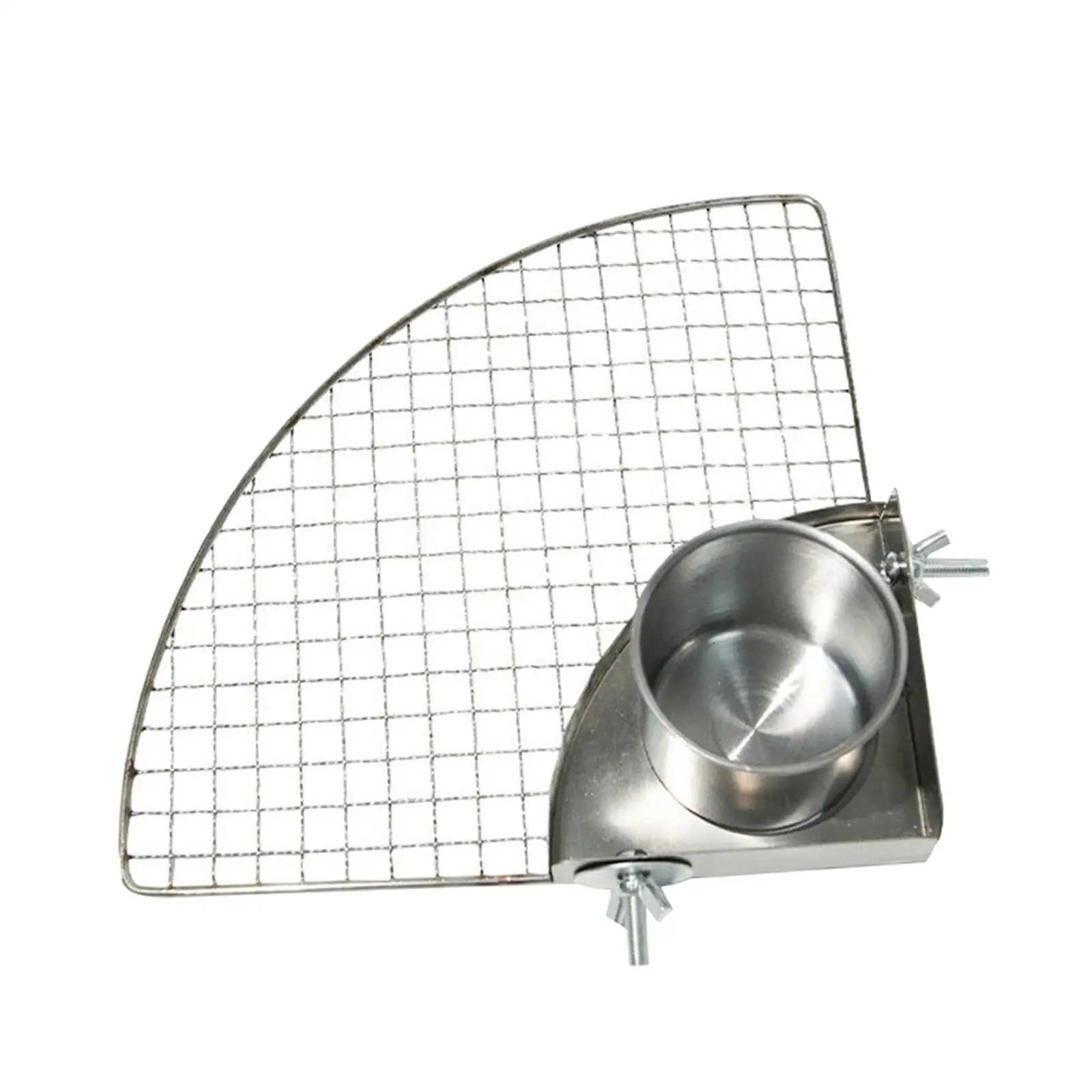 Cage Bird Feeder Sturdy Convenient Installation Triangle Chinchilla Coop Cup Cage Bird Feeder Sturdy Convenient Installation Triangle Chinchilla Coop Cup