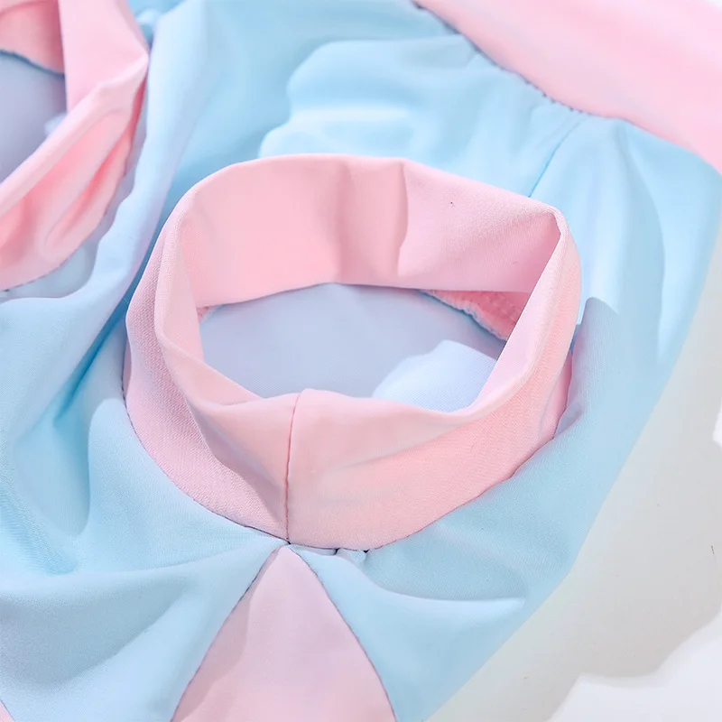 Chaleco de retazos de Color contrastante fino de primavera para mascotas, ropa para perros pequeños, sensación fresca, ropa de protección solar refrescante - imagen 4