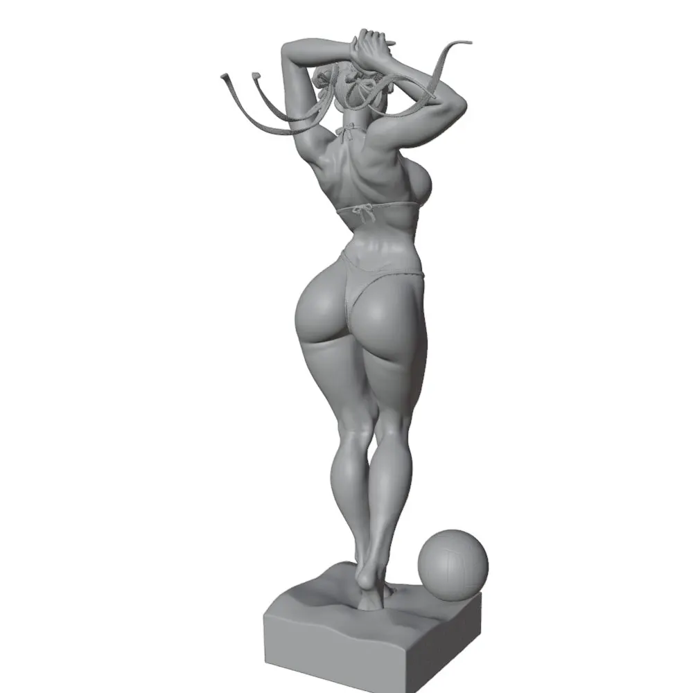 Figuras de resina 1/24 para coleccionismo – Modelo femenino sin montar - imagen 5