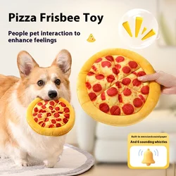 Peluche masticable pizza para perros – Juguete para morder