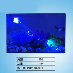 Luz LED RGB sumergible para acuario – Iluminación subacuática USB