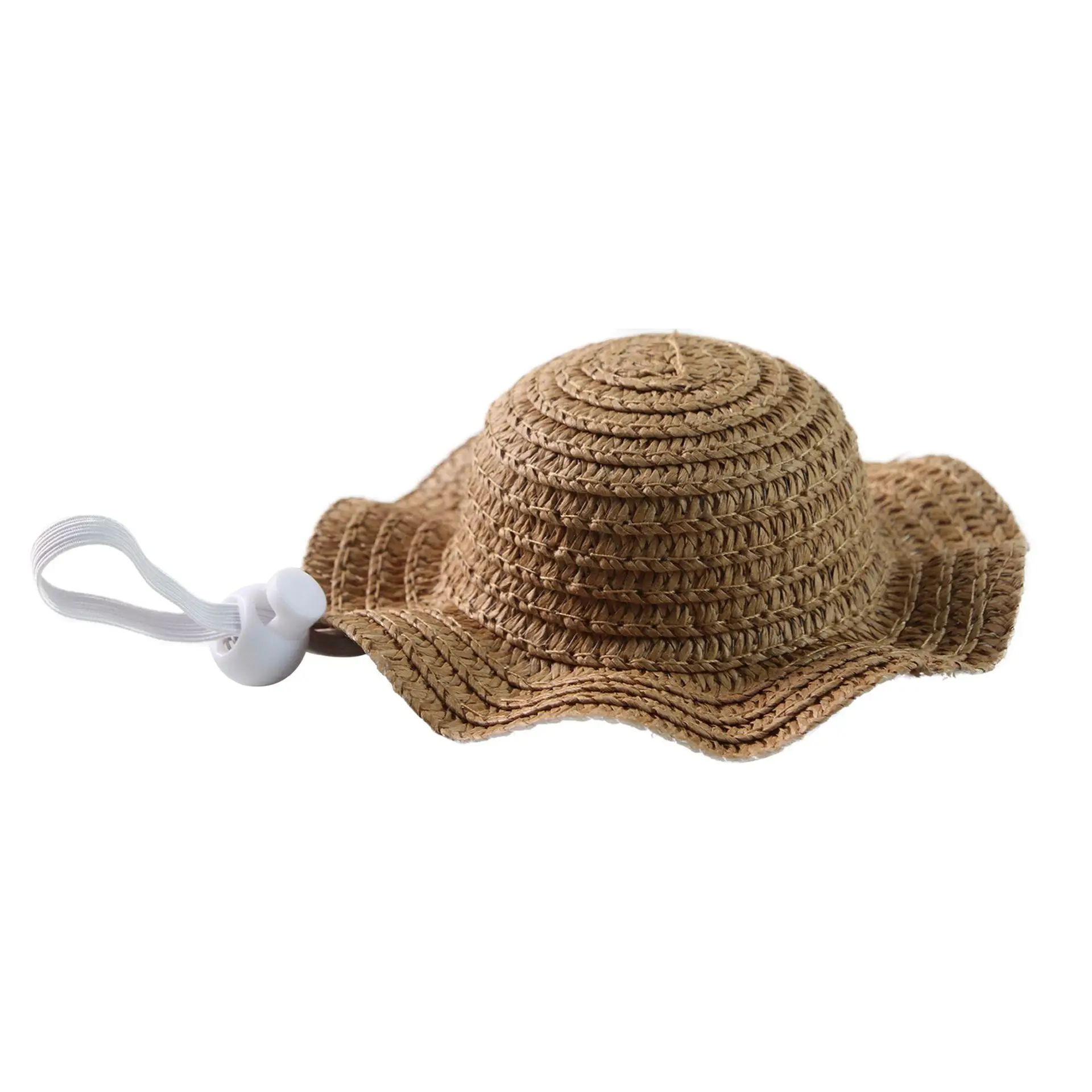 Sombrero de paja para gato: disfraz y accesorio fotográfico - imagen 3