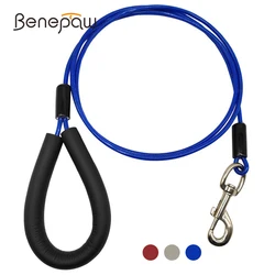 Correa de acero inoxidable para perros - Resistente a mordeduras