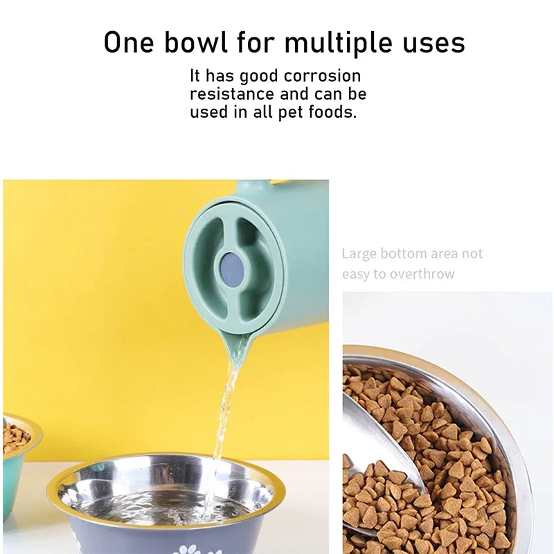 Comedero elevado de acero inoxidable para perros medianos y grandes - imagen 4