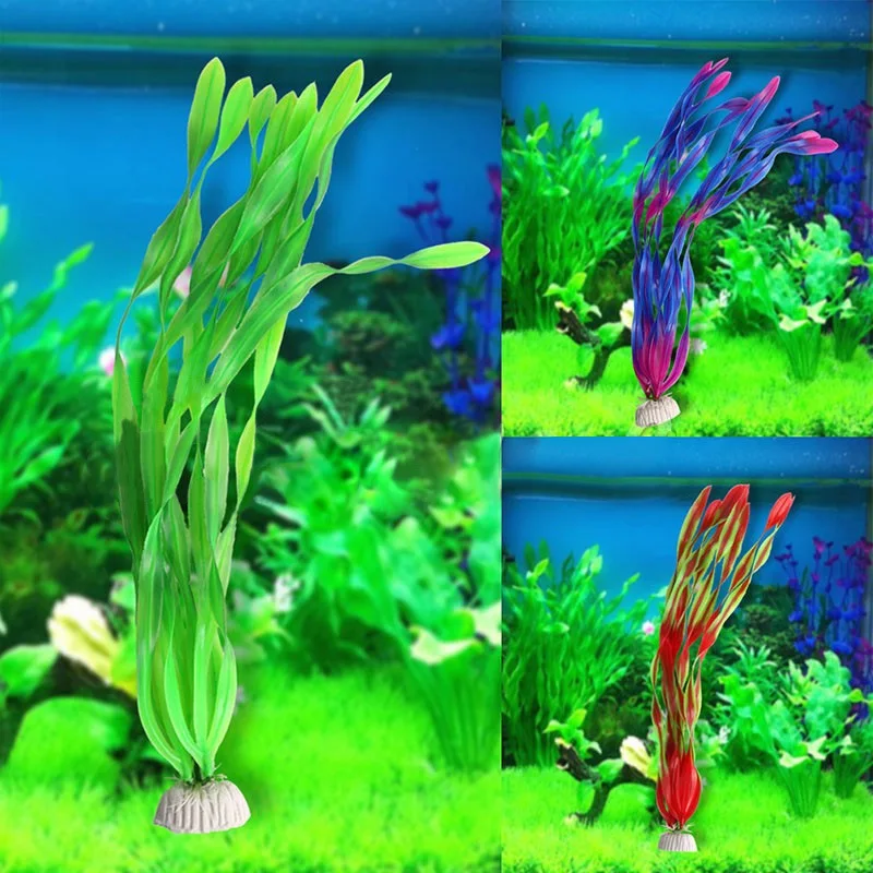 Plantas de acuario plástico – Decoración artificial para peceras