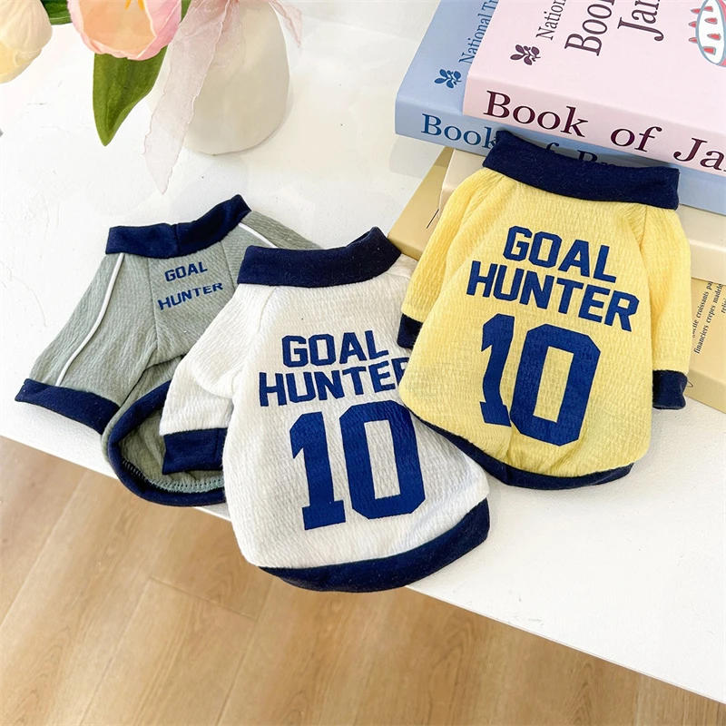 Ropa deportiva de verano para perros pequeños y medianos, camiseta ligera con protección UV para Gato, monos de manga corta para Bulldog Francés - imagen 2