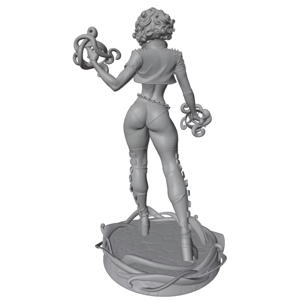 Estatua Anime, miniatura gris 3D, muñeca DIY sin montar ni pintar - imagen 5