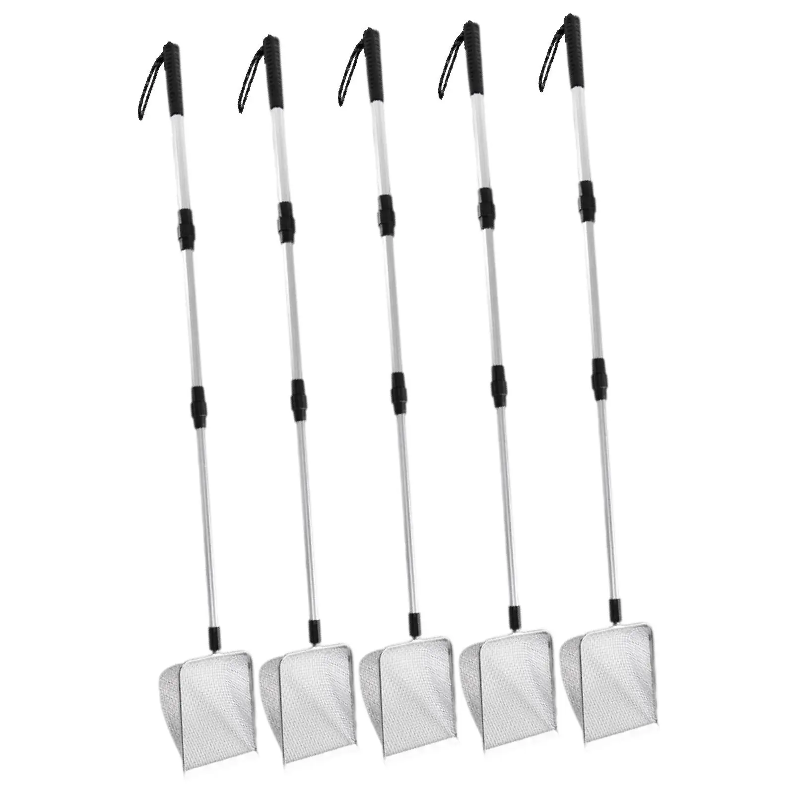 Tamiz antiadherente extensible para arena de gatos, mango cómodo, tamiz para conejos de caca, gatitos, conejito, cachorro, suministros para mascotas