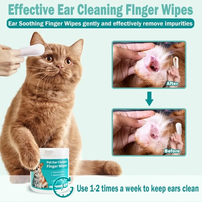 Toallitas para limpiar orejas de perro – Desechables para hygiene auditiva - imagen 4