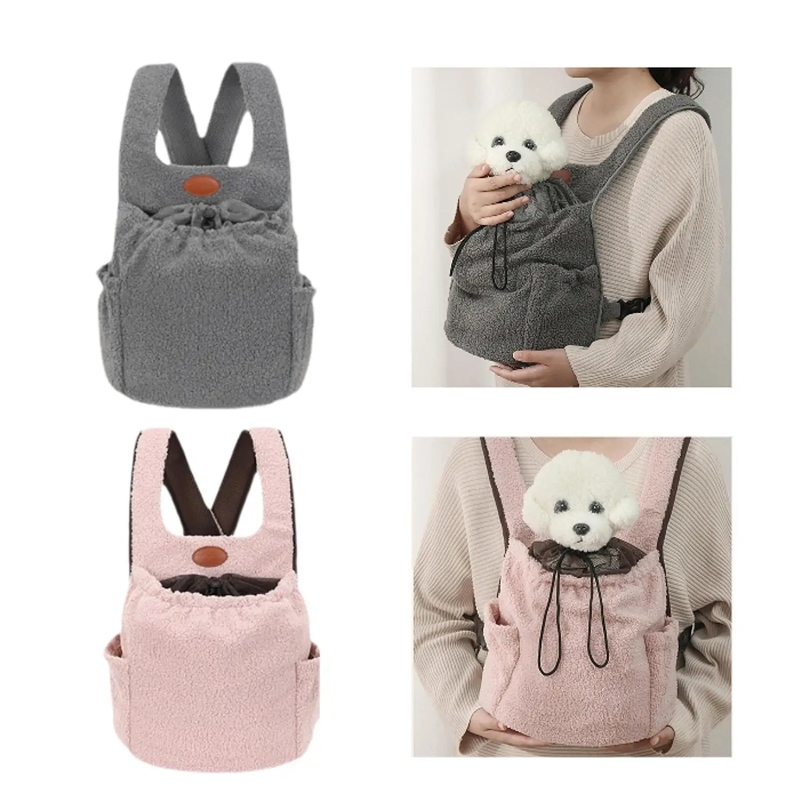 Pet Carrier Backpack Cat Carry Bag, Portable Adjustable Small Dog Carrier Pet Carrying Bag for Walking Outdoor Hiking