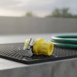 Conector de manguera con grifo anti-fugas para bañar gatos y perros