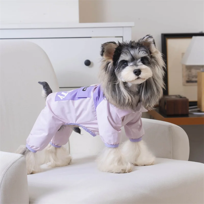 Overol de bolsillo para perros Chihuahua y Poodle – Abrigo primavera - imagen 2