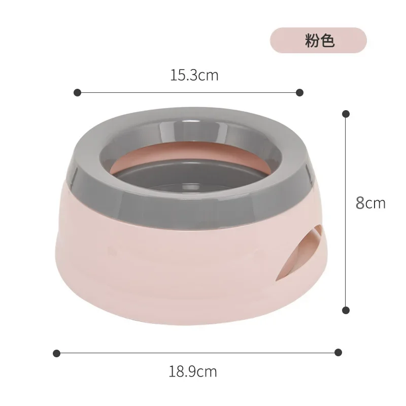 Cuencos flotantes para perros y gatos, alimentador de agua potable sin derrames, cuenco portátil de plástico, accesorios de soporte - imagen 4