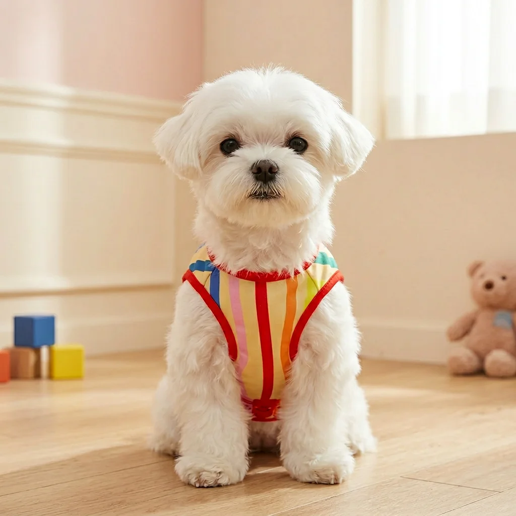 Chaleco divertido para perros y gatos, ropa colorida - imagen 2