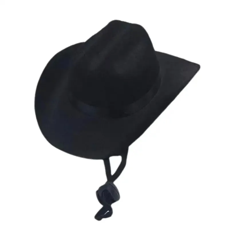 Gorro de vaquero para mascotas, gorro de Cosplay divertido ajustable para perros y gatos, accesorios perfectos para fotografía al aire libre, accesorios de rendimiento - imagen 5