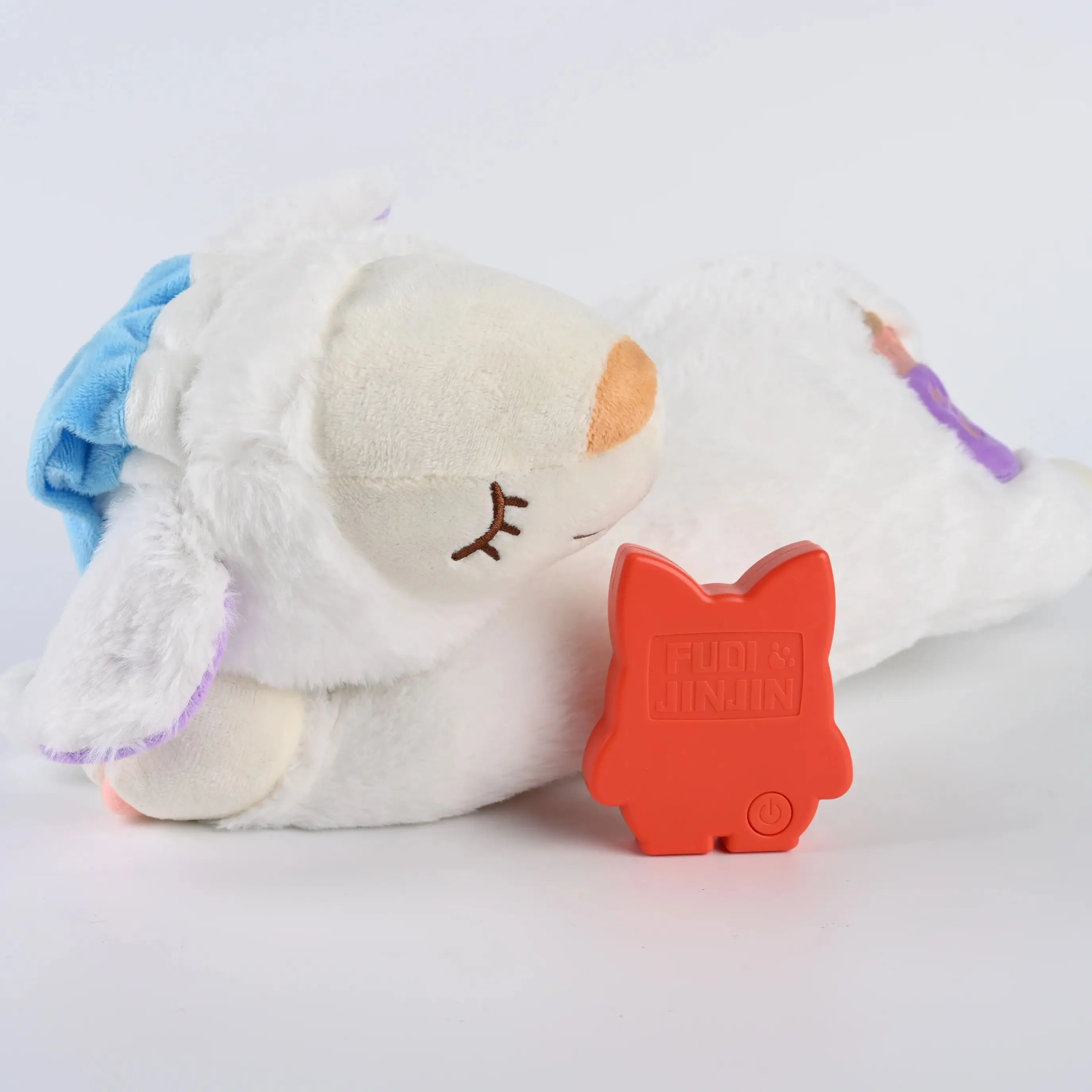 Navidad oveja cachorro latido del corazón juguete de peluche perro latido del corazón alivio del sueño juguete para mascotas con latidos del corazón realistas juguetes para cachorros - imagen 3