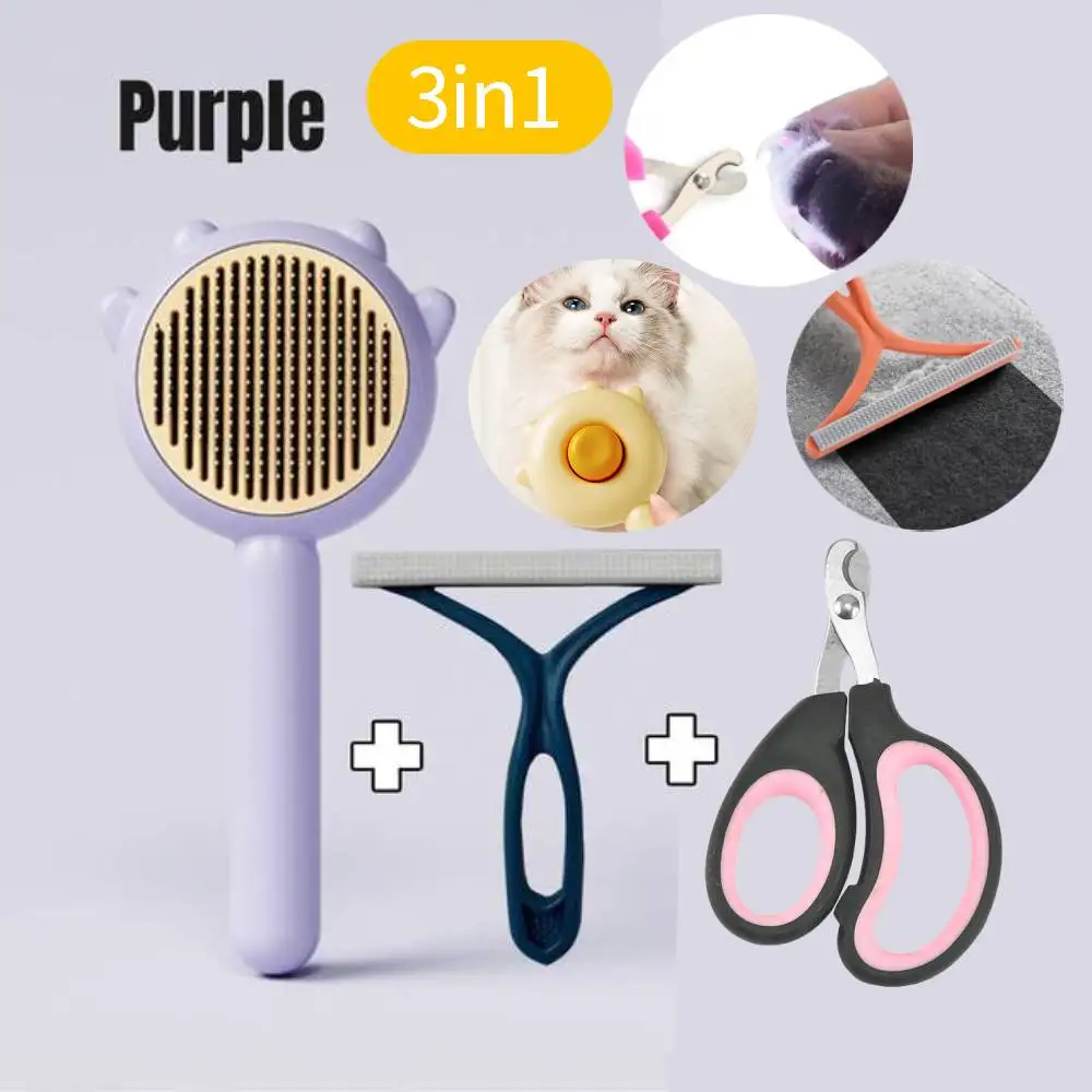 Purple Brush Scissor