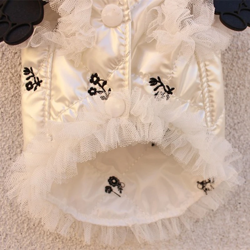 Ropa de algodón para otoño e invierno para mascotas, ropa de algodón para perros, abrigo Universal para gatos y Yorkshire, ropa cálida súper pequeña Universal - imagen 5