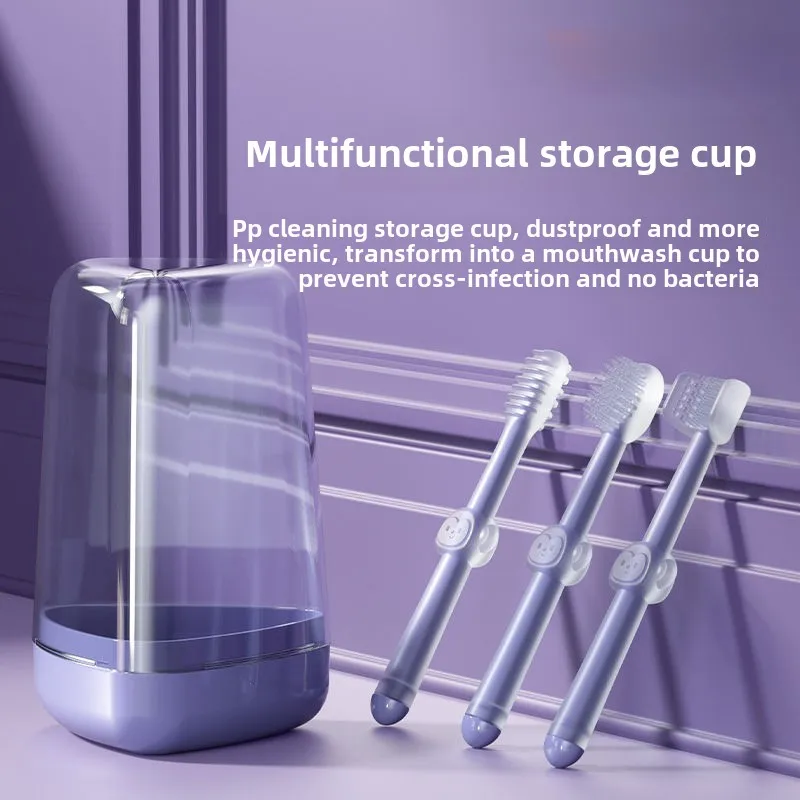 Juego de cepillo de dientes y pasta de dientes de silicona para mascotas, limpieza de dientes para gatos y perros, limpieza bucal, productos para mascotas, suministros - imagen 4