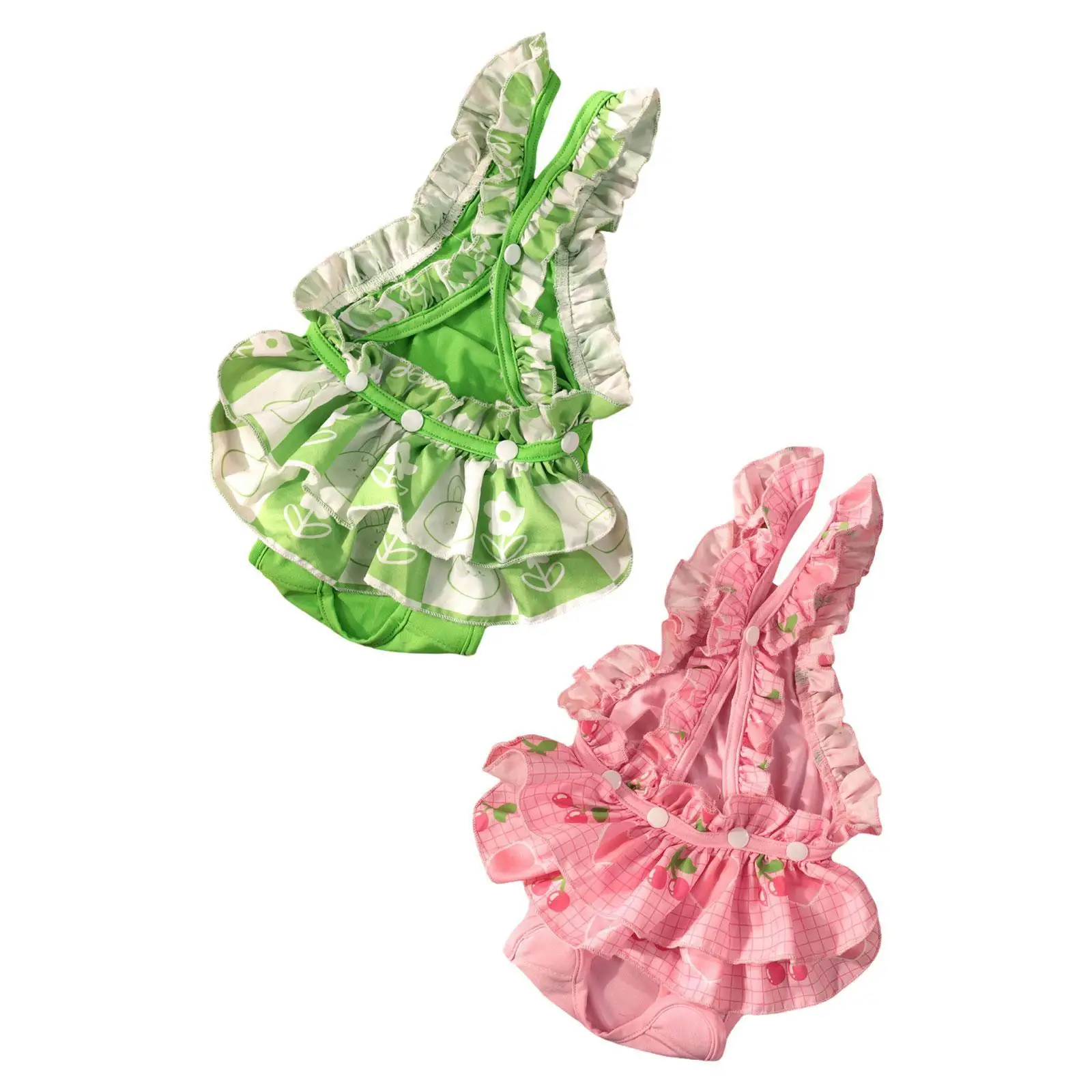 Vestido para perros, bragas sanitarias para cachorros de alta absorción para perros pequeños, medianos y grandes