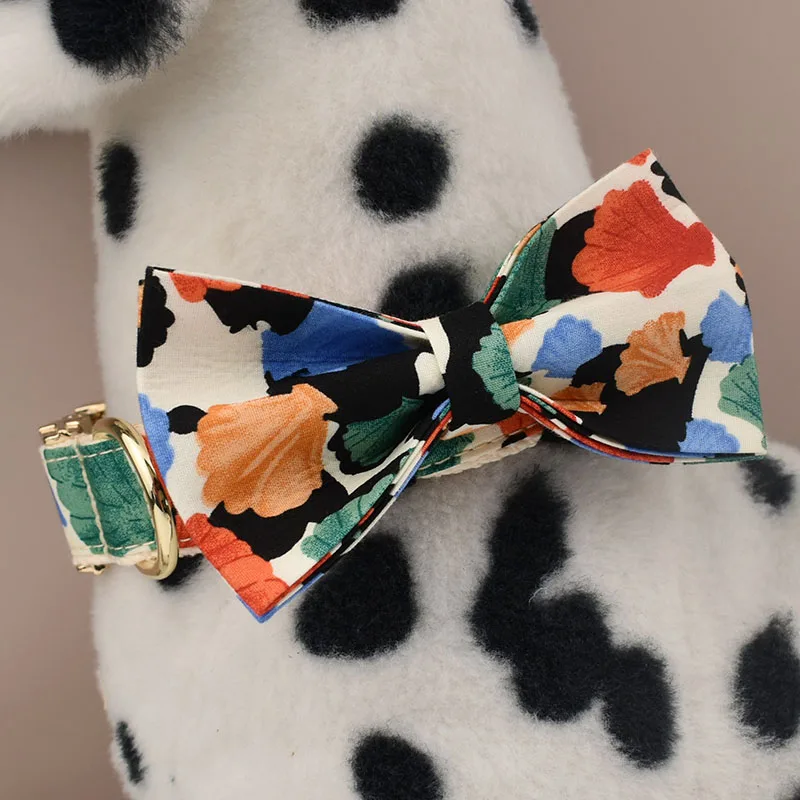 Collar con estampado de concha de Color para mascotas, perro Pitbull, Pastor Alemán, Cocker americano, Spaniel, Akitas, mediano y grande, grabado de nombre - imagen 5