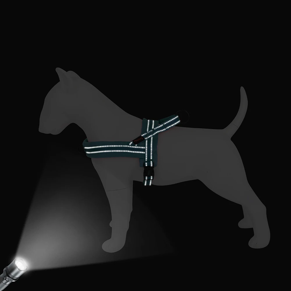 Arnés cálido para perros de invierno, chaleco con arneses para perros sin tirones, acolchado suave, chalecos reflectantes para perros pequeños y grandes, Bulldog Pug - imagen 5