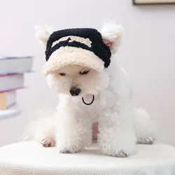 Gorro de lana para perro pequeño – Béisbol bordado para exterior