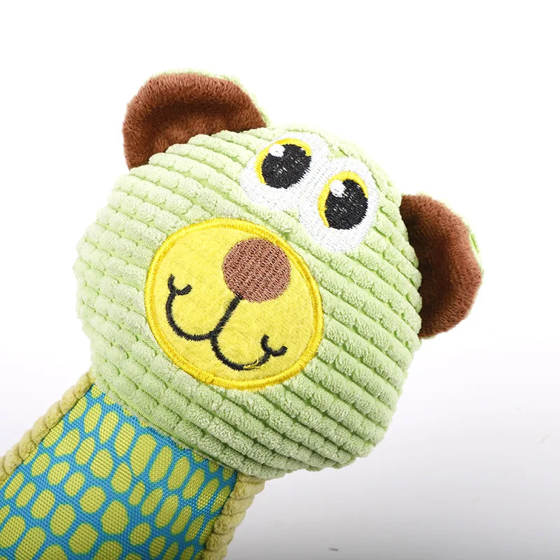 Dibujos animados de mascotas bonitas, juguetes de felpa para perros con vocalización mejorada, resistencia a mordeduras molares, dientes limpios, accesorios para perros, artículos para mascotas - imagen 3