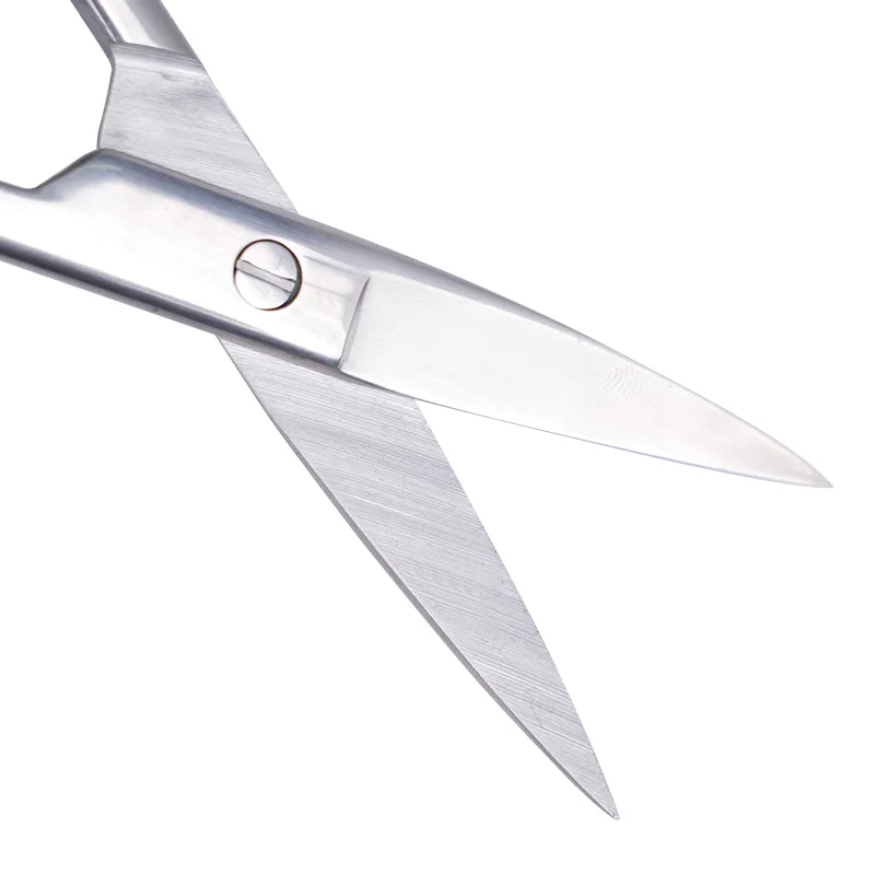 Tijeras quirúrgicas médicas de acero inoxidable para veterinario de animales, tijeras de corte de pelo con punta curva recta, 10cm/12,5 cm/14cm/16cm/18cm - imagen 4