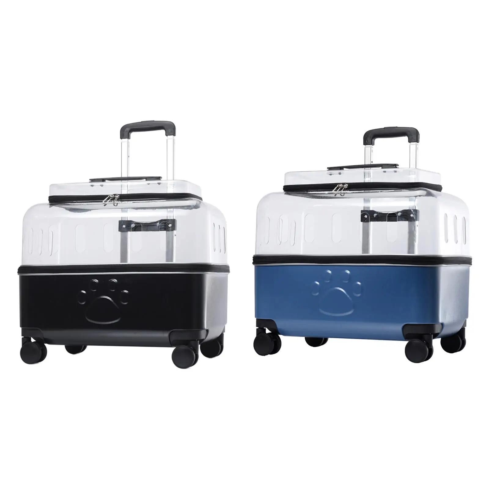 Pet Travel Carrier, Ventilated Kitty Carrier Trolley, Pet Carrier, Cat Carrier Suitcase for Small Dogs