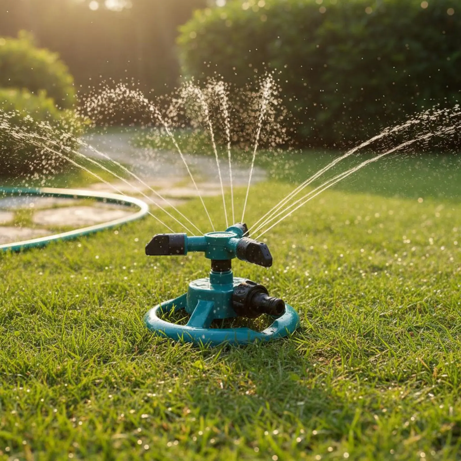 Aspersor rotatorio para refrescar a tu perro en el jardín - imagen 5