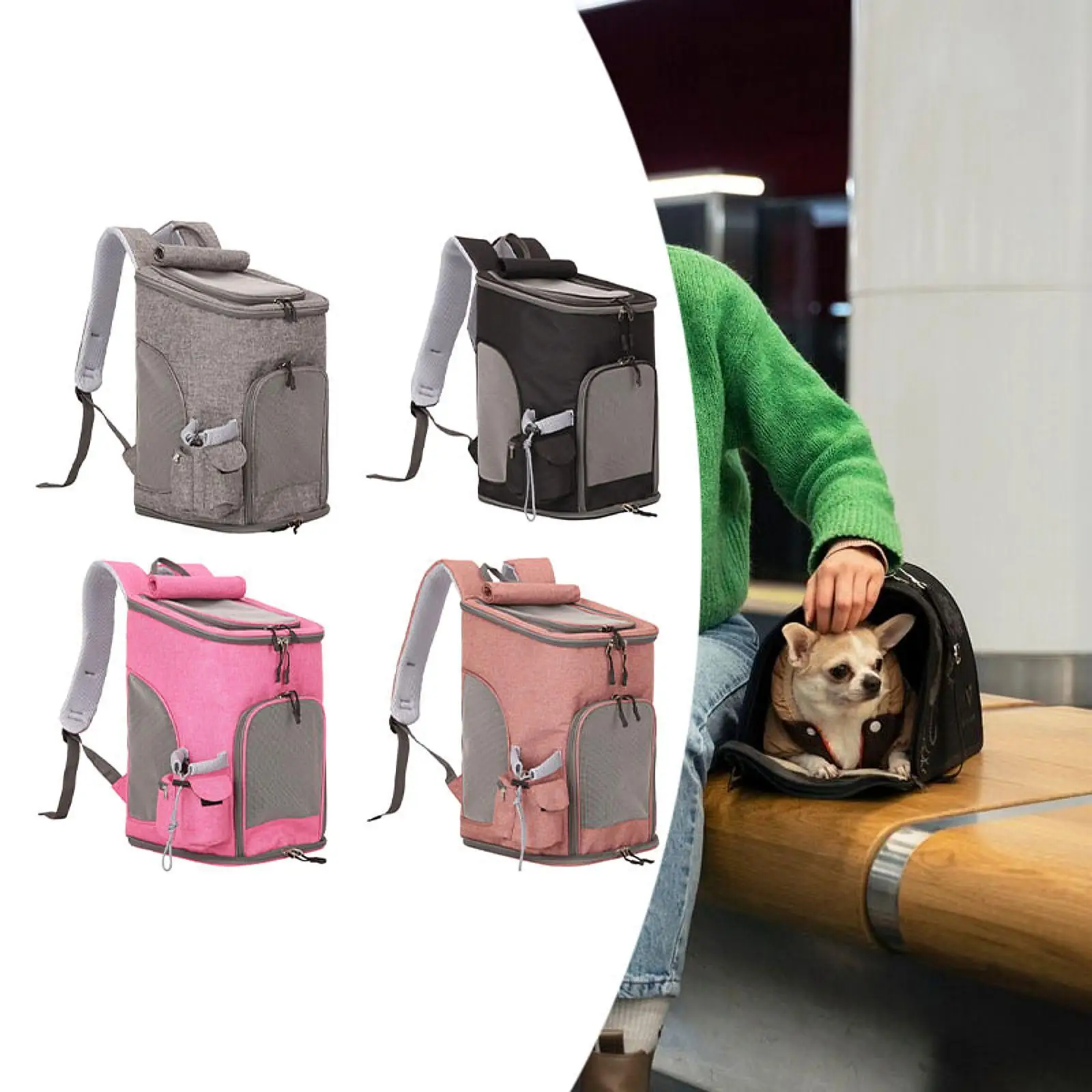 Mesh Pets Backpack Comfortable Portable Cats Bag for Outdoor Camping Hiking Mesh Pets Backpack Comfortable Portable Cats Bag for Outdoor Camping Hiking