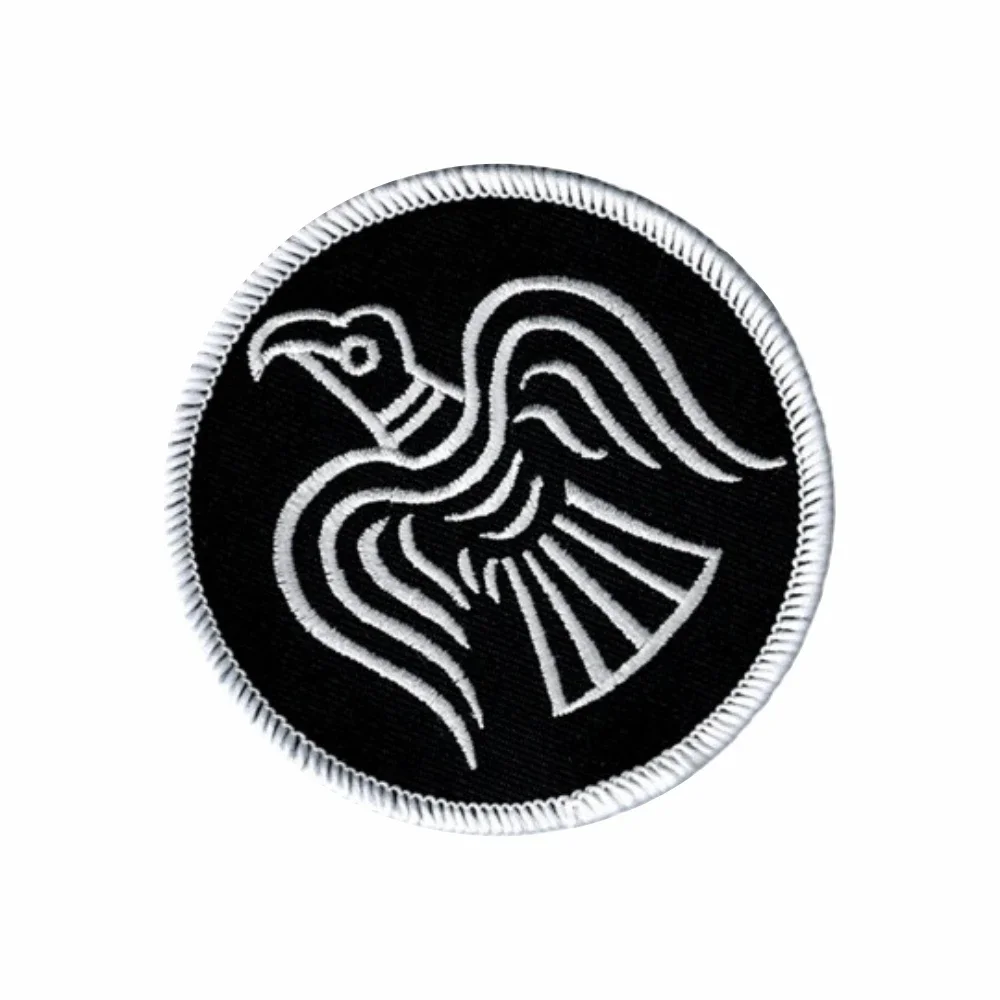 Parche bordado con símbolo vikingo, insignia para brazalete, apliques, adorno, parches bordados tácticos militares - imagen 5