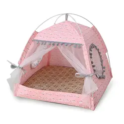 Tienda de campaña para gatos y perros – Cueva floral portátil
