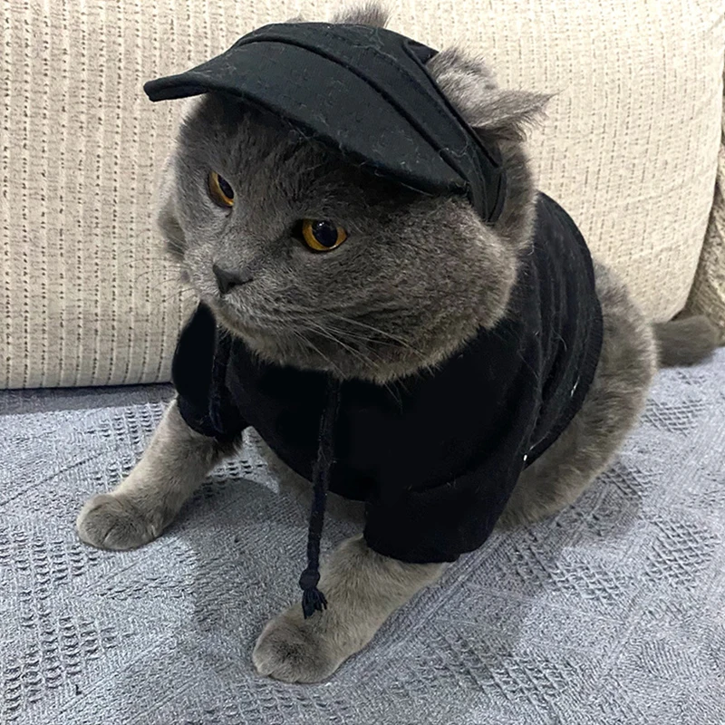 Sombrero de viaje al aire libre para mascotas, gorra de béisbol con bloqueador solar para perros y gatos pequeños, accesorios para mascotas - imagen 3