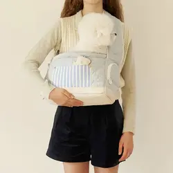 Bolsa portátil para mascotas, transportador multifuncional para mascotas, bolsa con eslinga para mascotas de lados suaves para gatos y perros, bolsa transportadora para mascotas al aire libre, color rosa