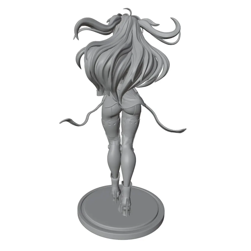 Figura de anime GK impresa en 3D sin montar ni pintar – Miniatura DIY - imagen 3