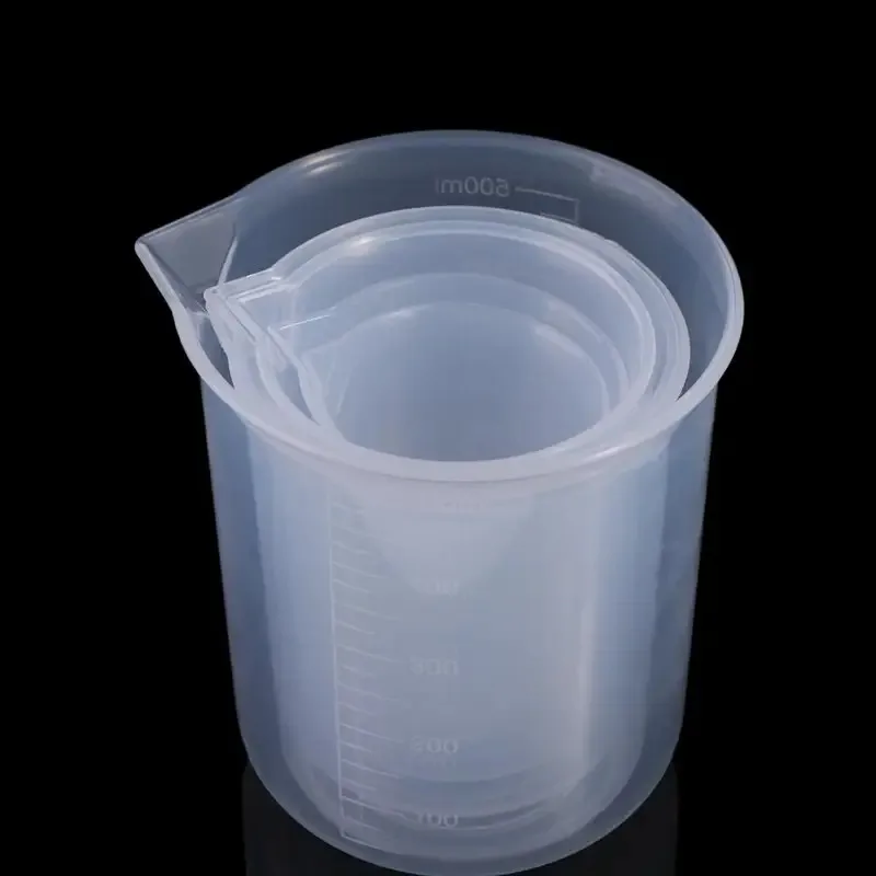 Taza medidora de alimentos para mascotas graduada transparente, herramienta de medición precisa de alimentos para perros y gatos, vaso de plástico apilable para porciones de alimentación de mascotas - imagen 5