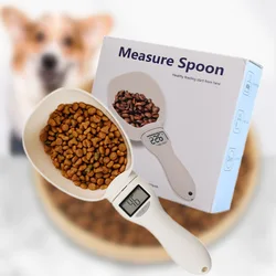 Báscula electrónica para comida perros y gatos – tazón medidor cuchara