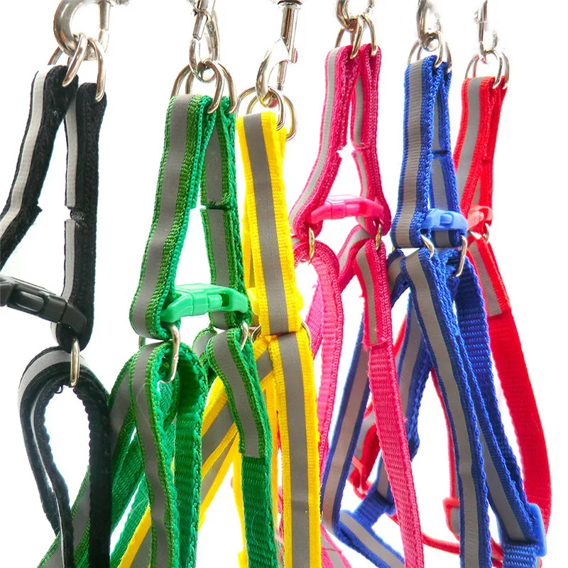 Correa reflectante Estilo Chaleco para perro, arnés de pecho para mascotas, traje para perros pequeños, gatitos y gatos, accesorios de seguridad, 11 colores - imagen 3